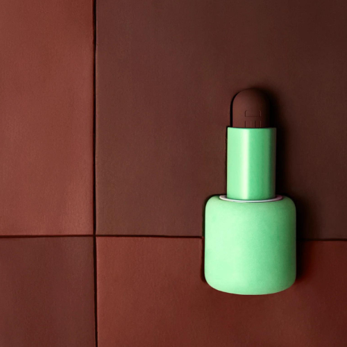 SIMIHAZE BEAUTY campaign imagery featuring a Velvet Blur Matte Lipstick Balm