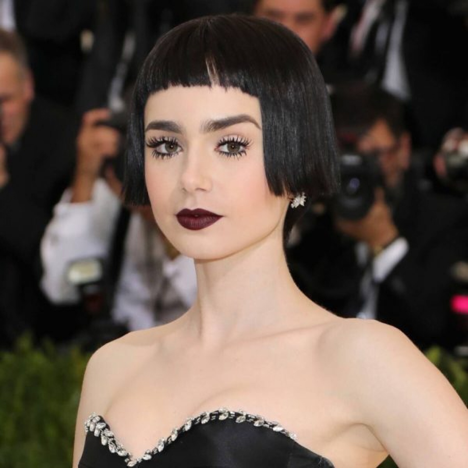 best met gala beauty looks lily collins 2017