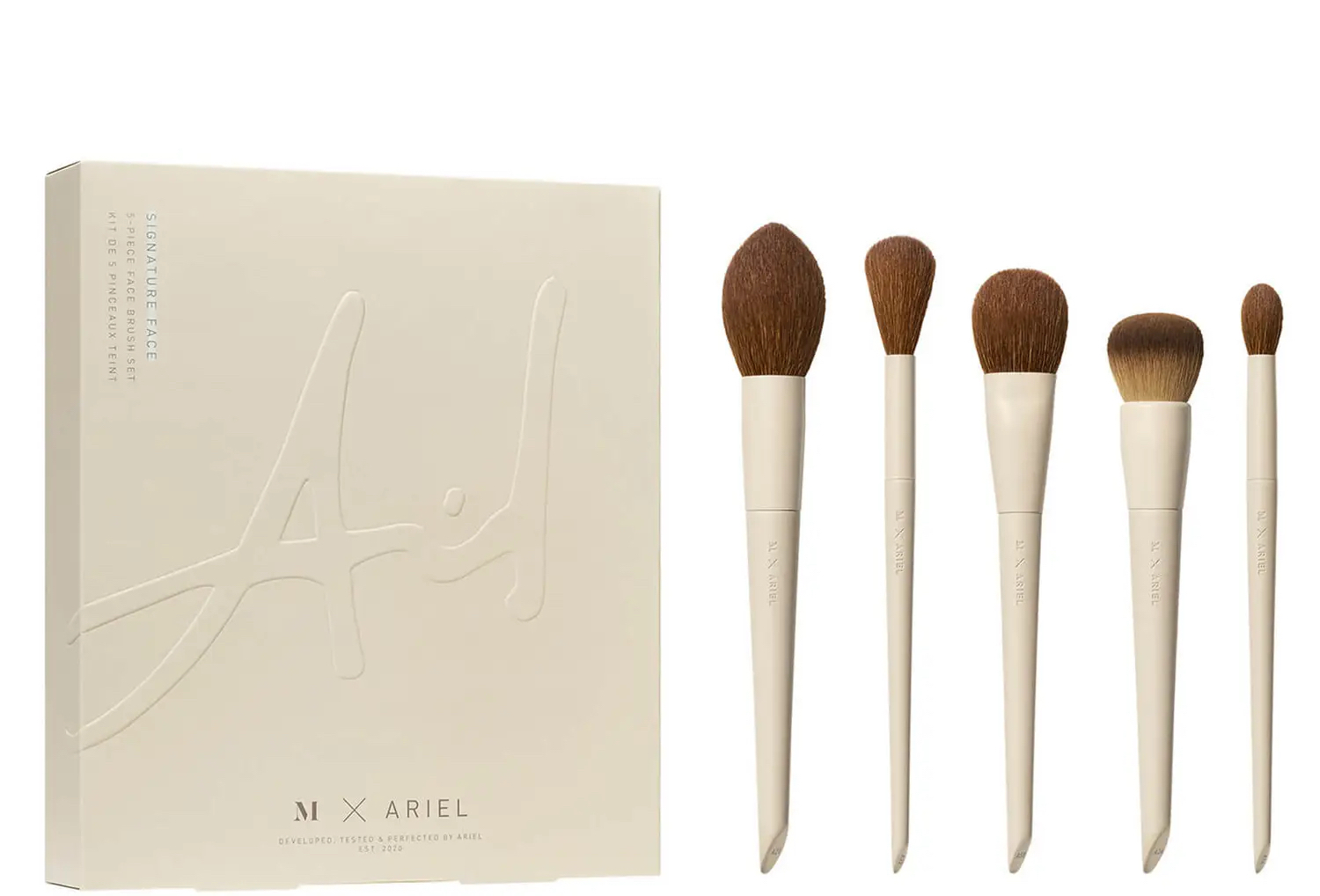 Morphe X Ariel Signature Face 5 Piece Face Brush Set