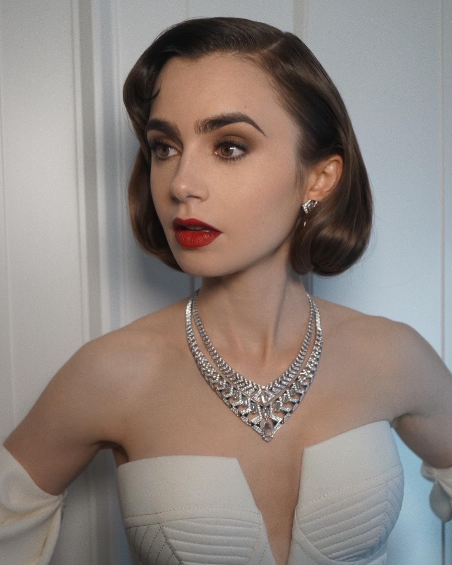 best met gala hair 2023 lily collins