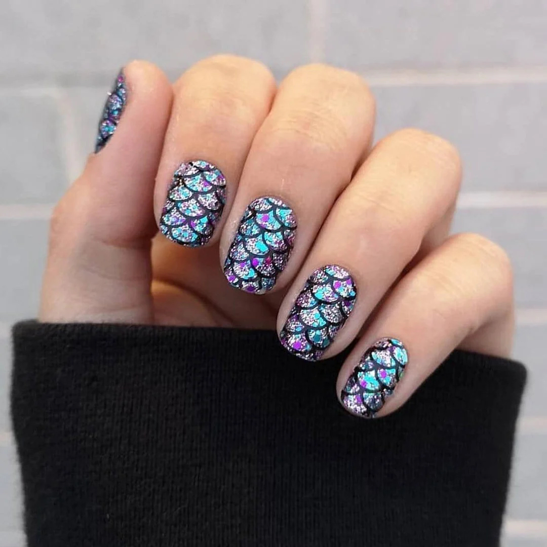 mermaid nails tails