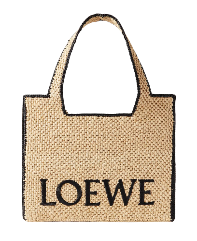 Loewe's popular bags get a summery update with canvas and its