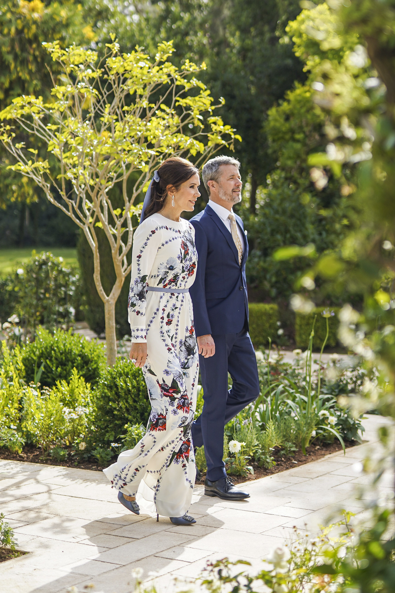 CROWN PRINCE FREDERIK OF DENMARK AND HIS WIFE MARY