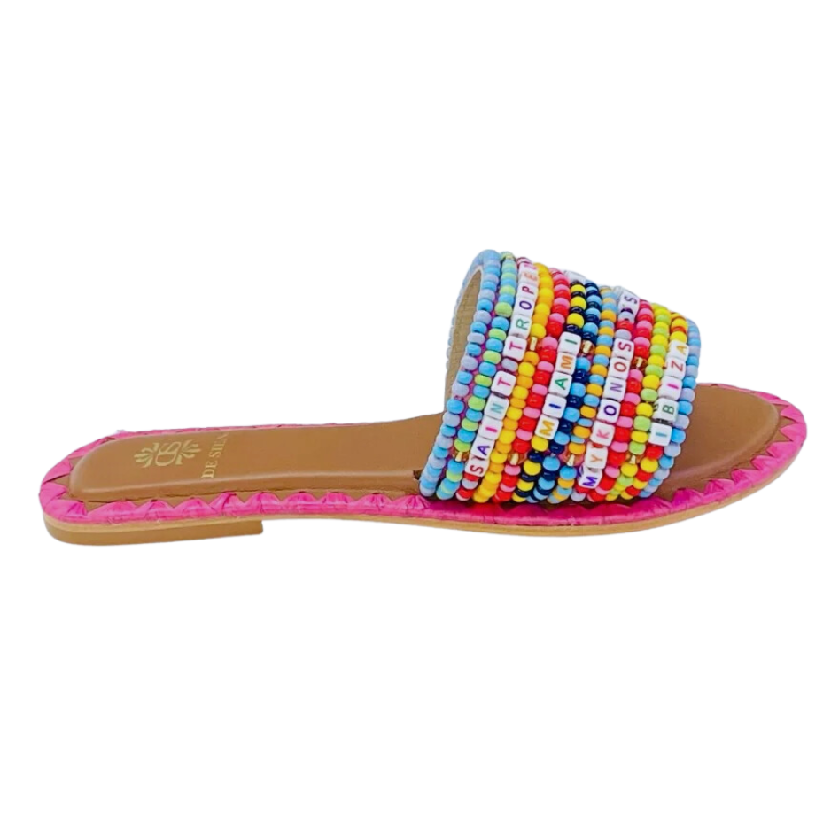 de siena beaded sliders