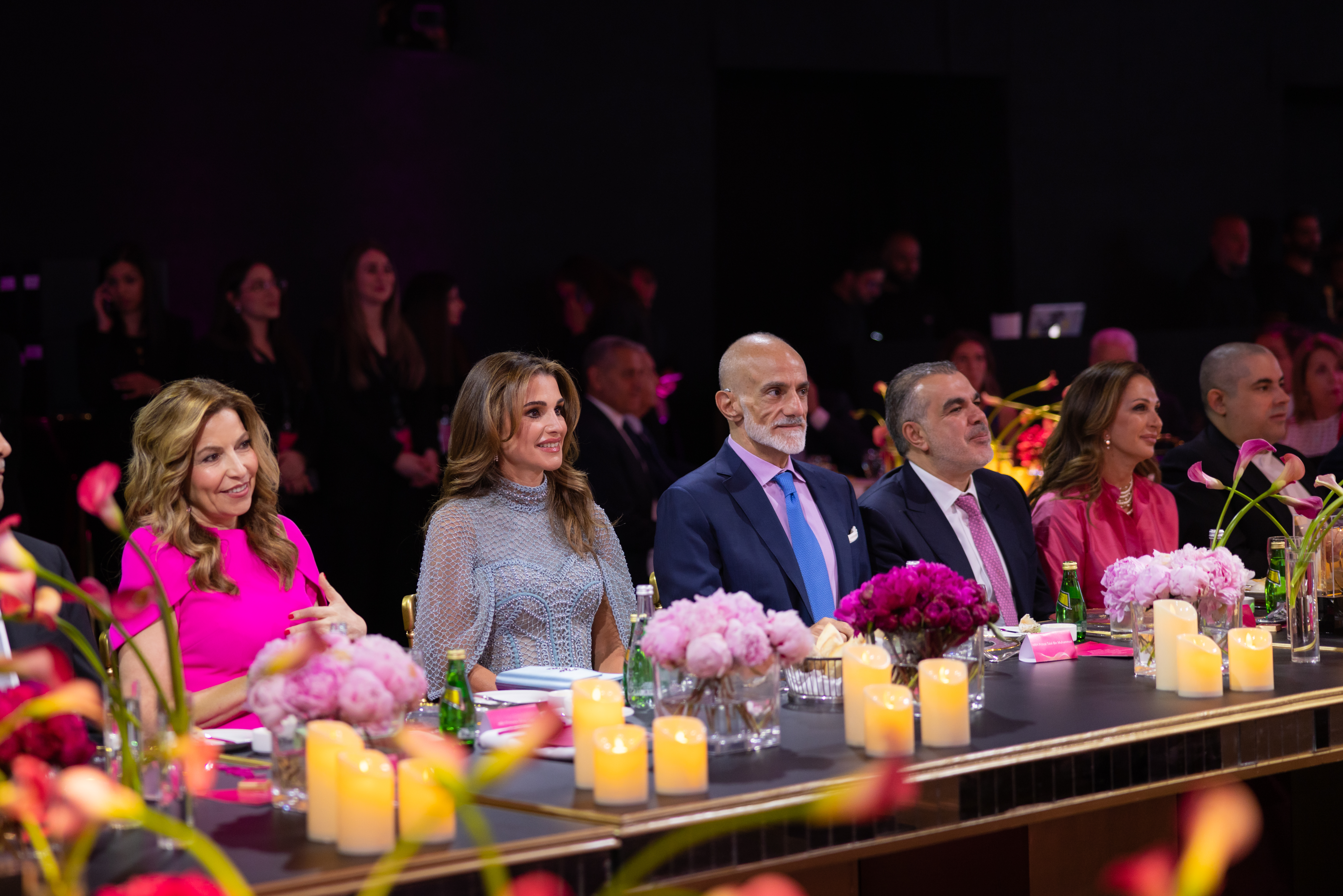 Queen Rania at King Hussein Cancer Foundation