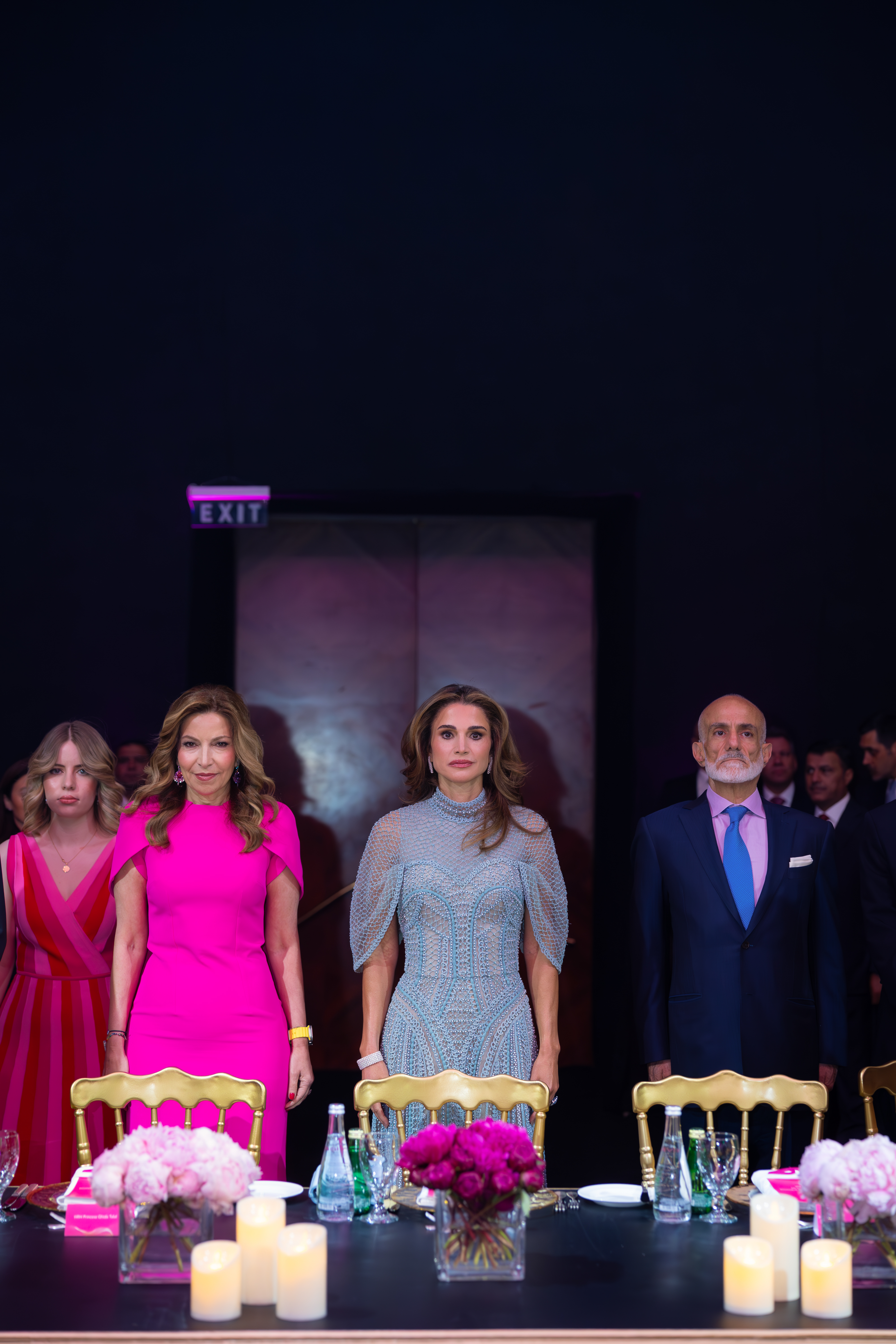 Queen Rania at King Hussein Cancer Foundation