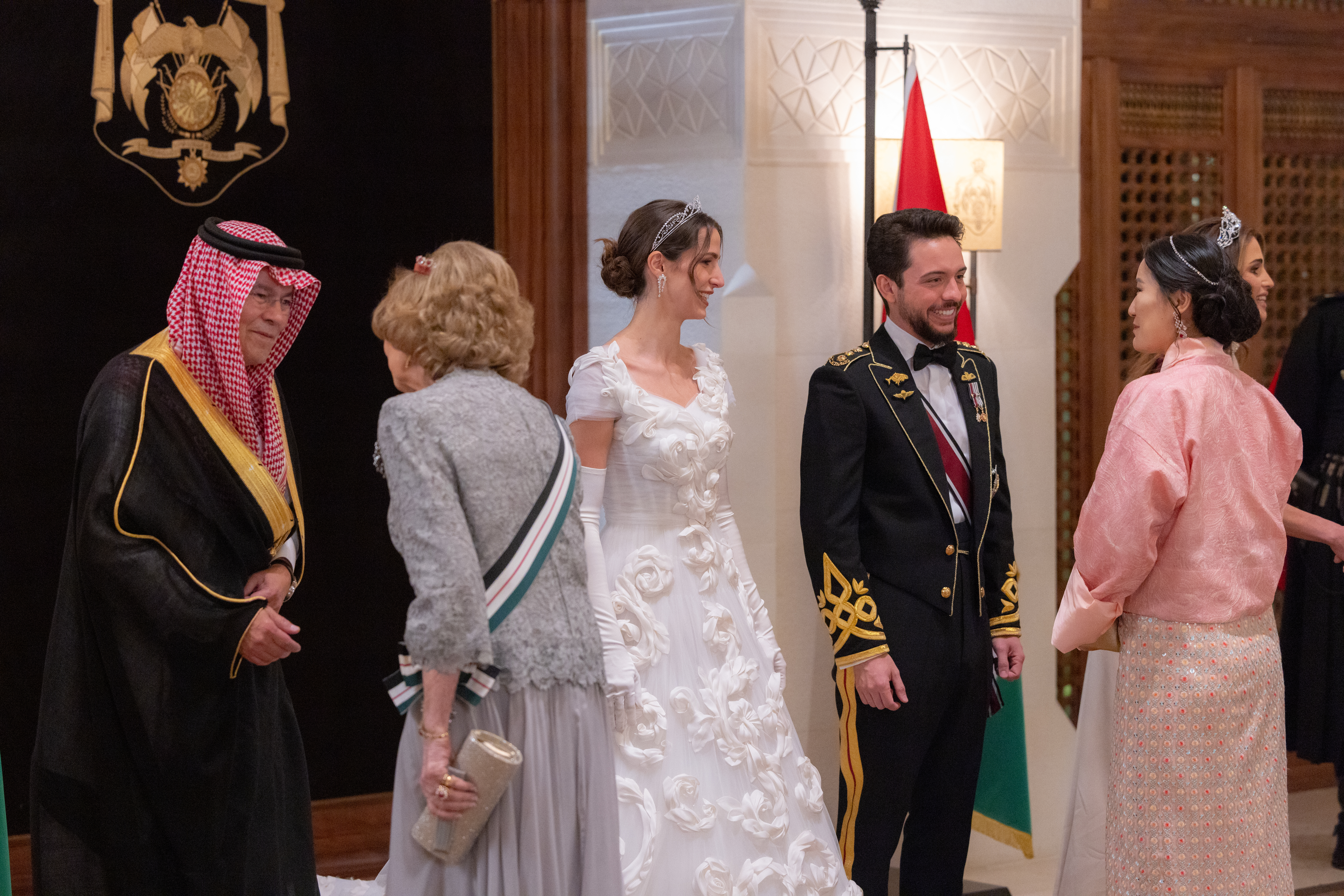 HRH the Crown Prince Hussein of Jordan and Rajwa Alseif's wedding reception