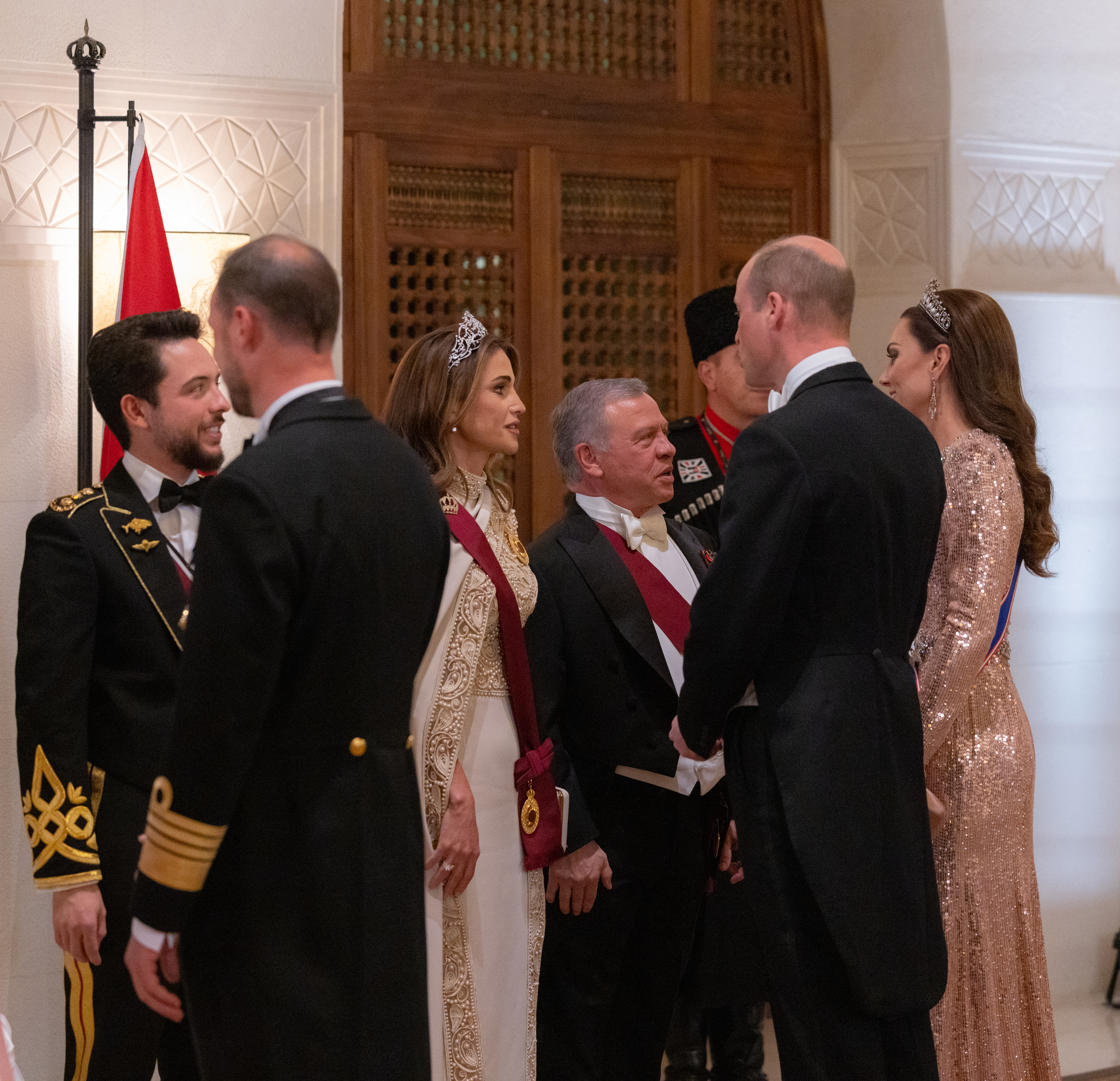 HRH the Crown Prince Hussein of Jordan and Rajwa Alseif's wedding reception