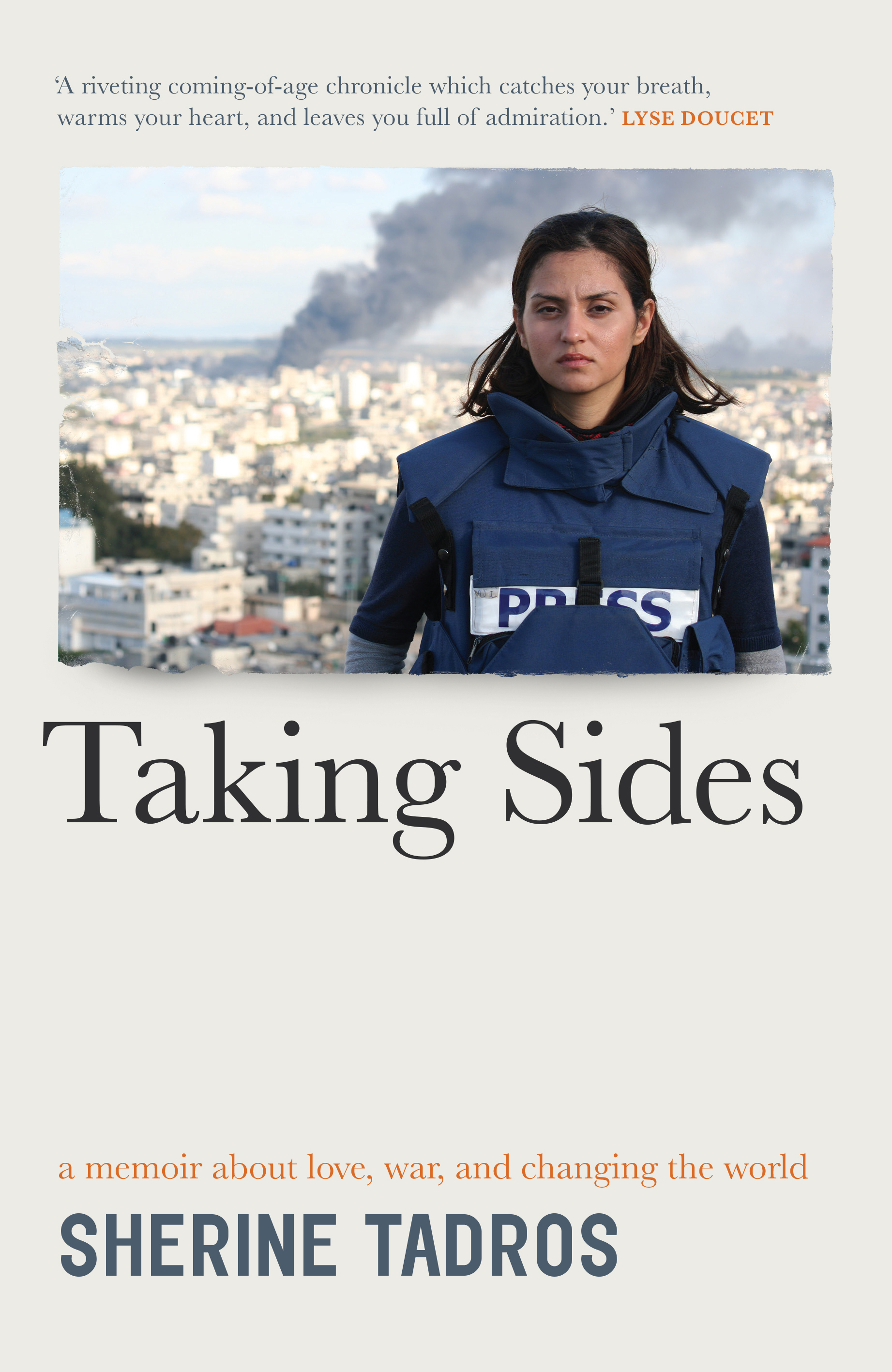 Sherine Tadros, Taking Sides