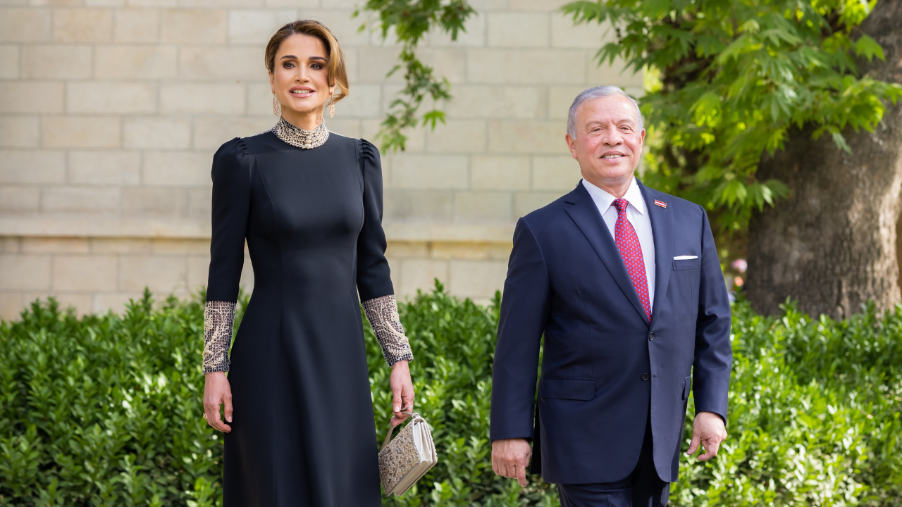 Queen Rania Wore Dior To Her Crown Prince Hussein’s Wedding