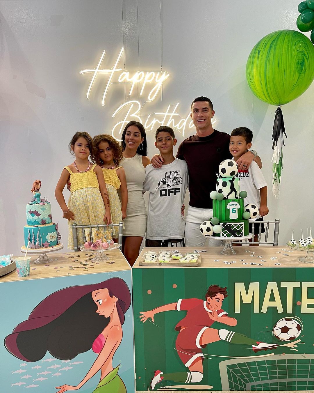 Georgina Rodriguez and family celebrate