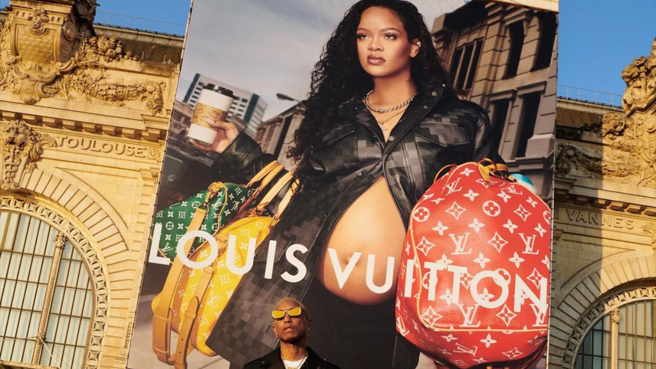Pharrell drops his first Louis Vuitton campaign starring Rihanna!! 💫❤️👀