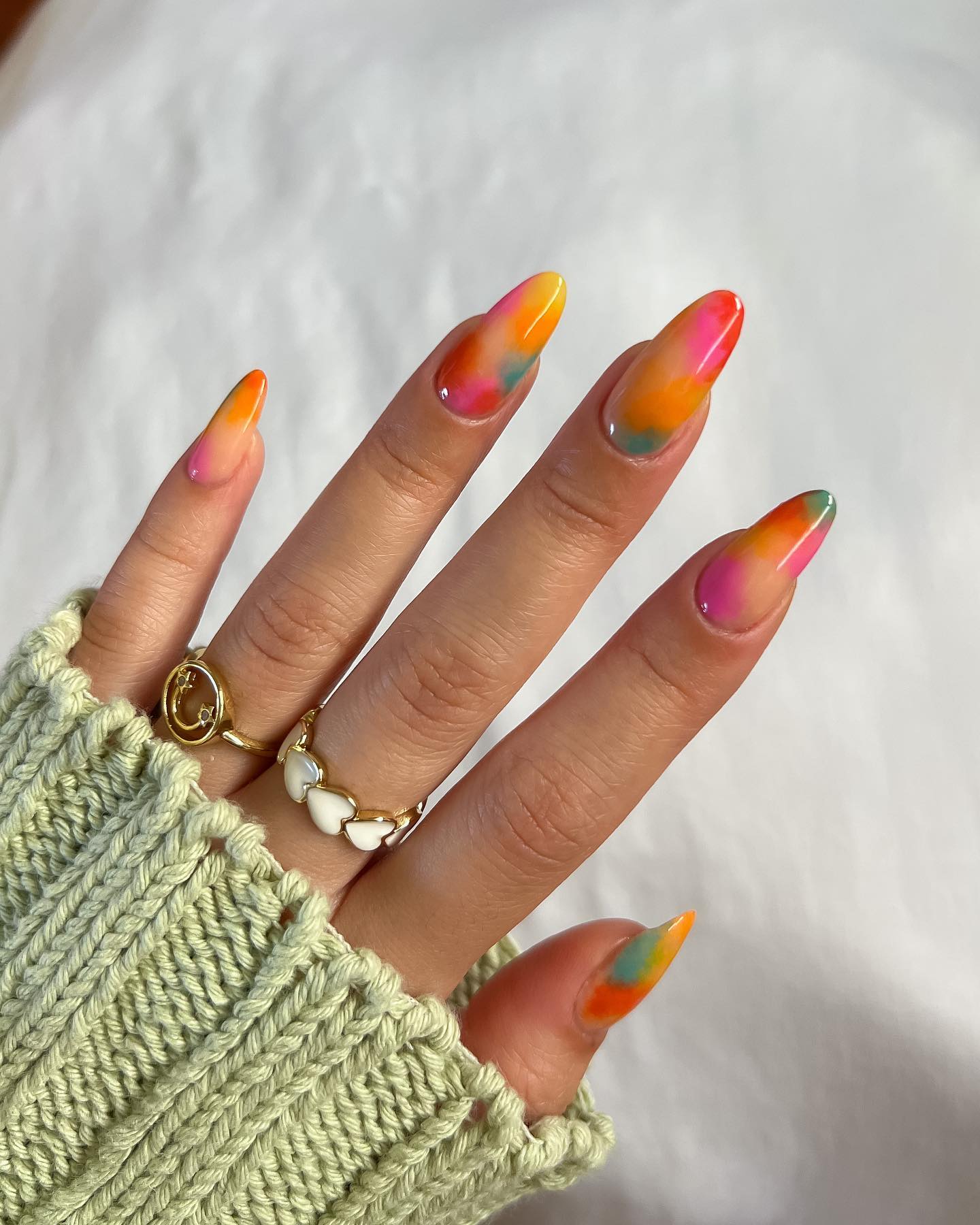 summer nail art tutti frutti