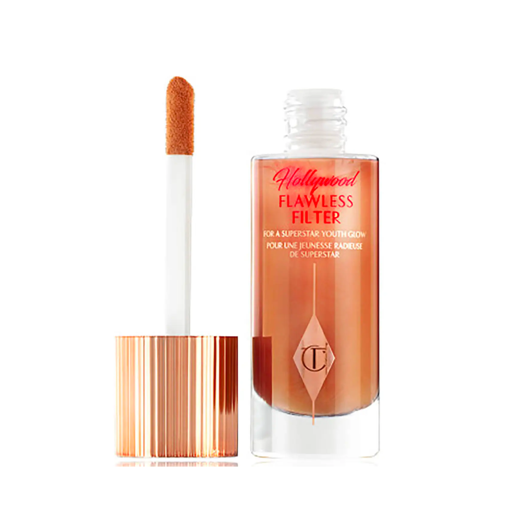 Charlotte Tilbury's Hollywood Flawless Filter is great for glowy makeup looks.