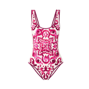 Dolce and gabbana barbiecore swimsuit