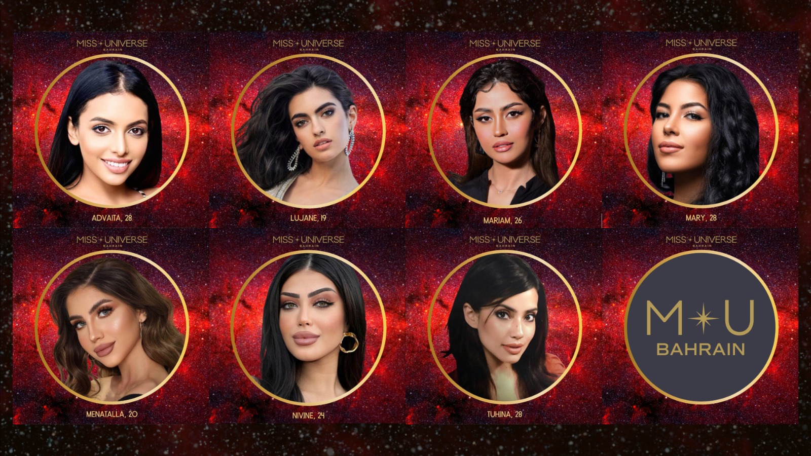 Miss Universe Bahrain 2023 Has Announced It's Finalists