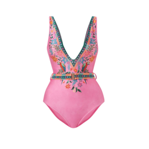 Zimmermann barbiecore swimsuit