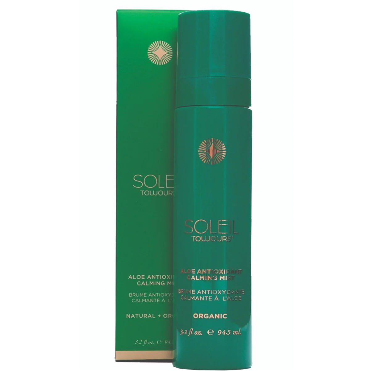 SOLEIL TOUJOURS Organic Aloe Antioxidant Calming Mist