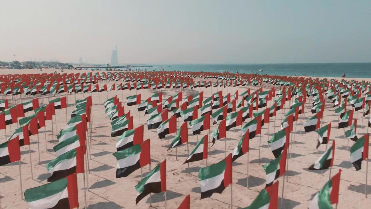 Dubai Flag Garden
