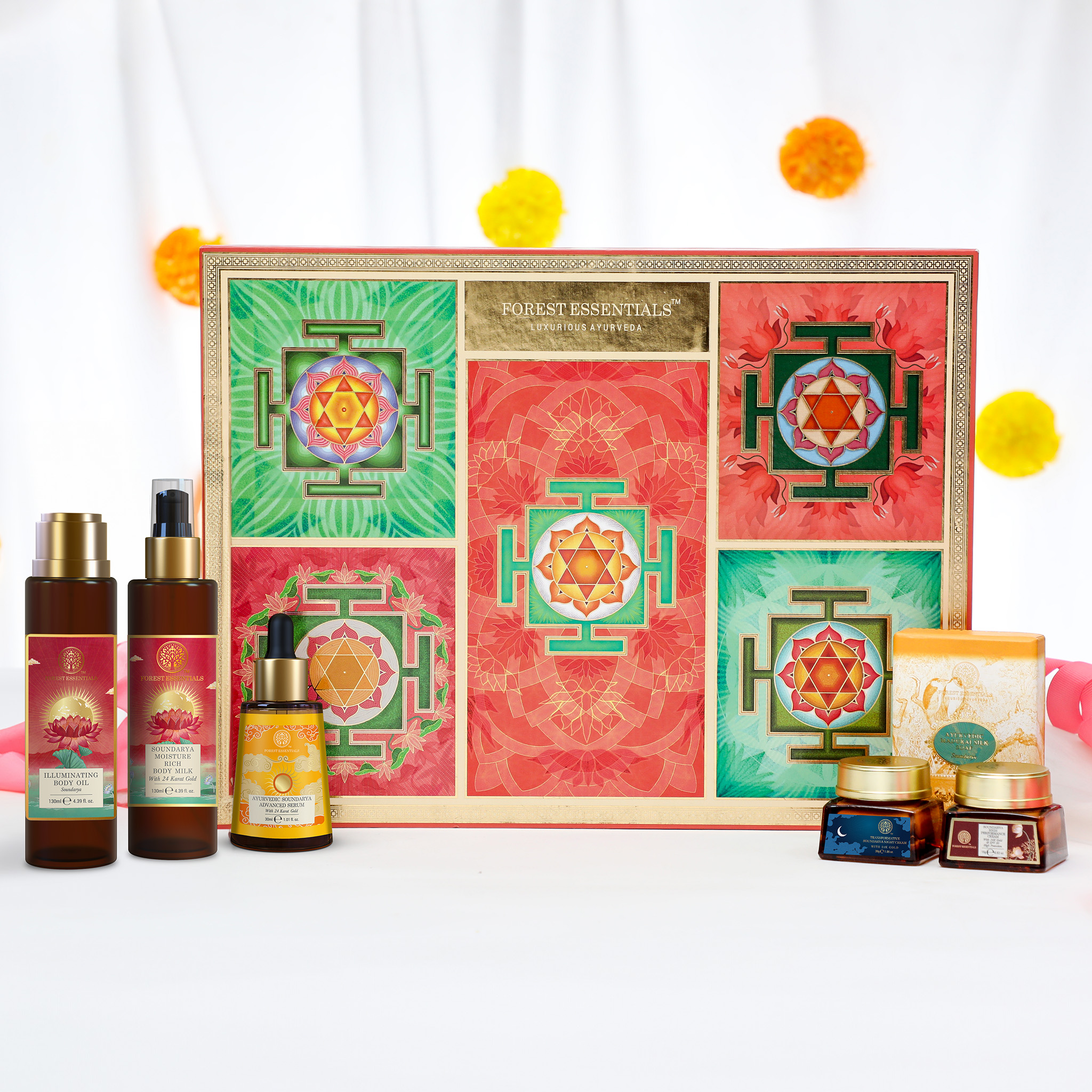 Buy Forest Essentials Forest Essentials Van Vatika Gift Box Face- Body and  Hair Care Kit 6 Piece Gift Set at Redfynd