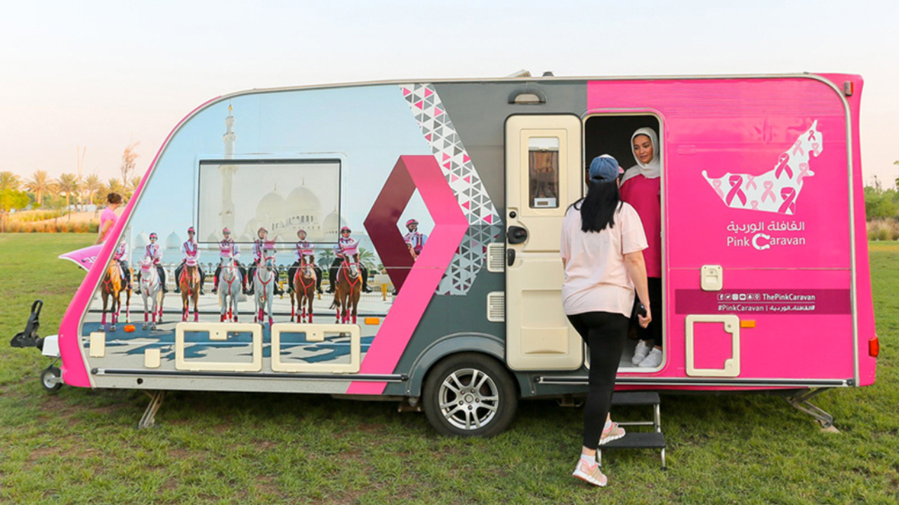 Pink Caravan UAE - Free breast cancer screenings