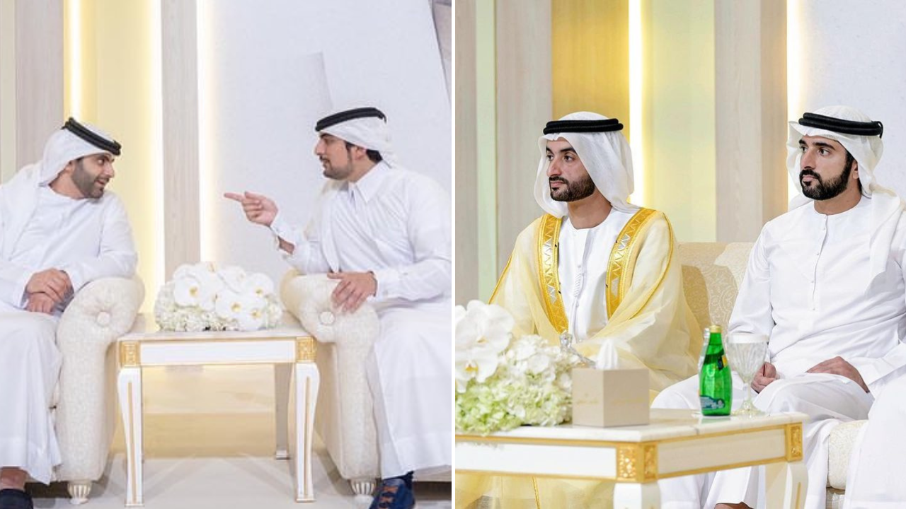 Sheikh Hamdan Sheikh Mana attend royal wedding dubai