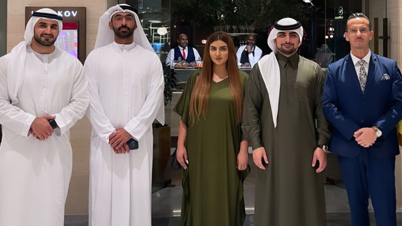 Sheikha Mahra and Sheikh Mana
