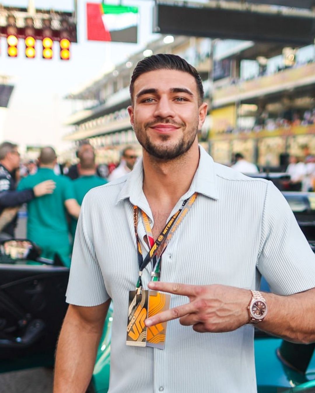 Tommy Fury - Celebs at F1