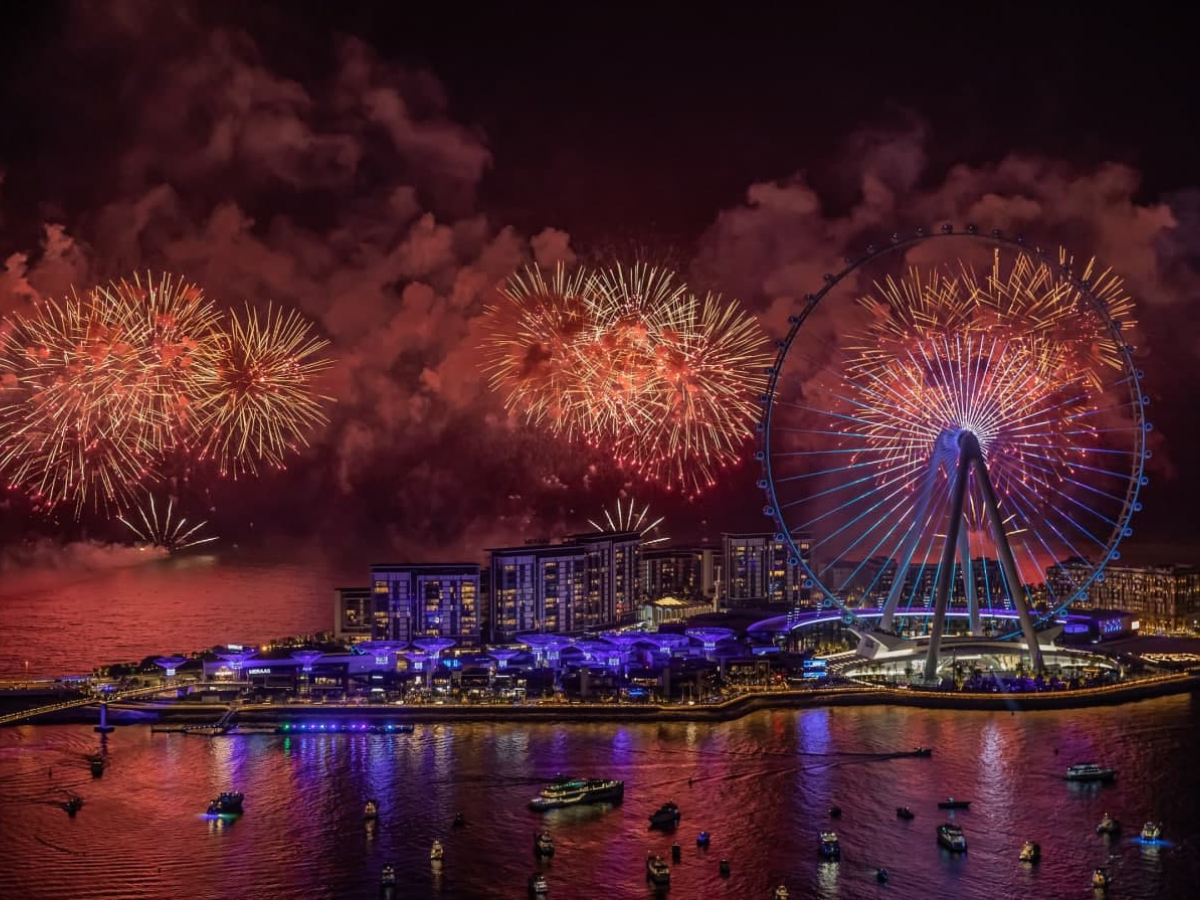 UAE New Year's Eve Fireworks