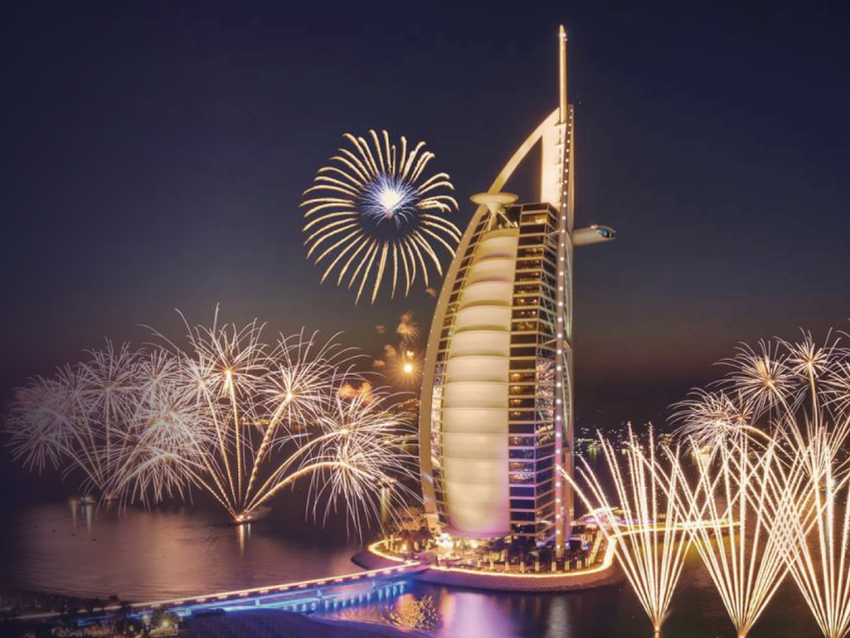 UAE New Year's Eve Fireworks