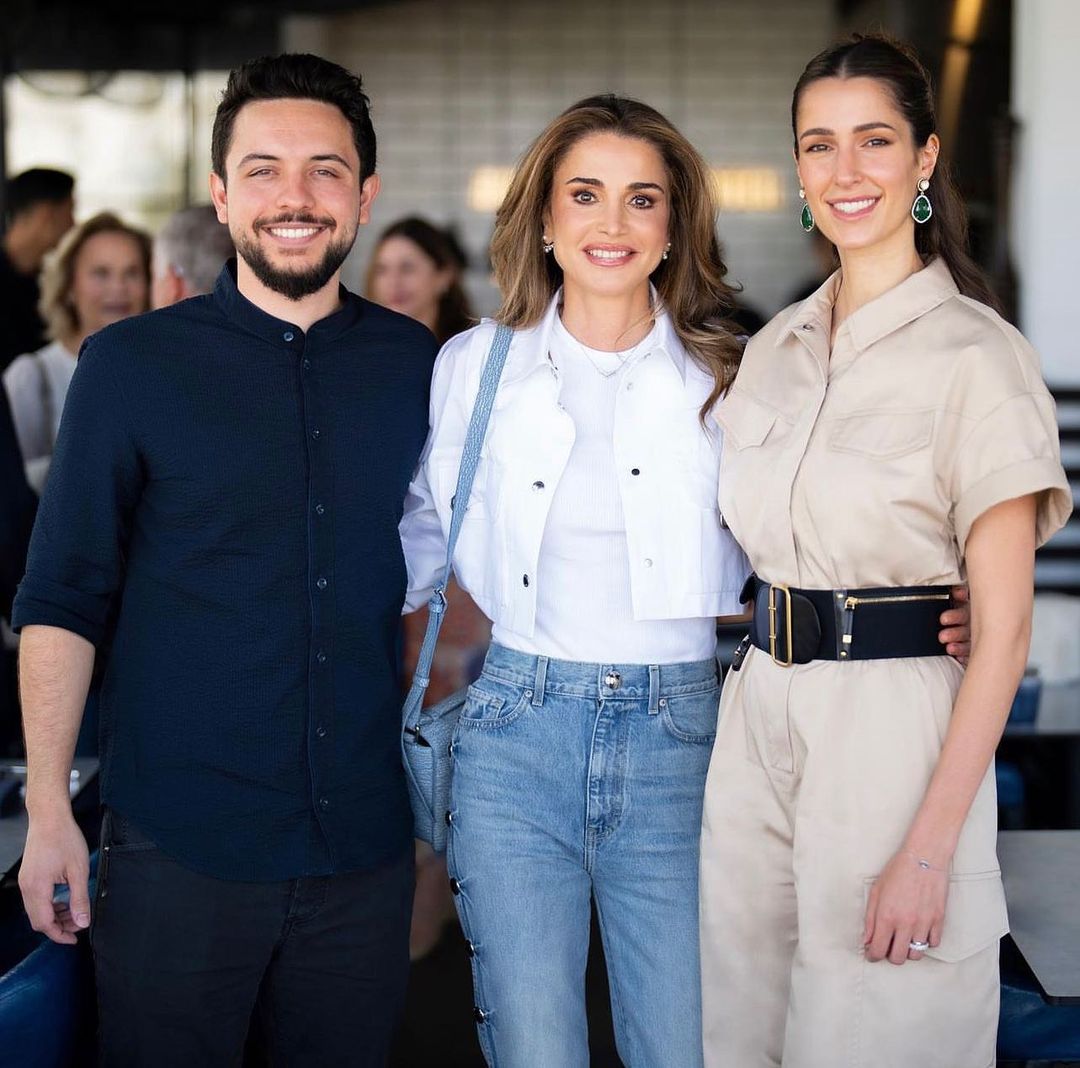 Princess Rajwa and Queen Rania