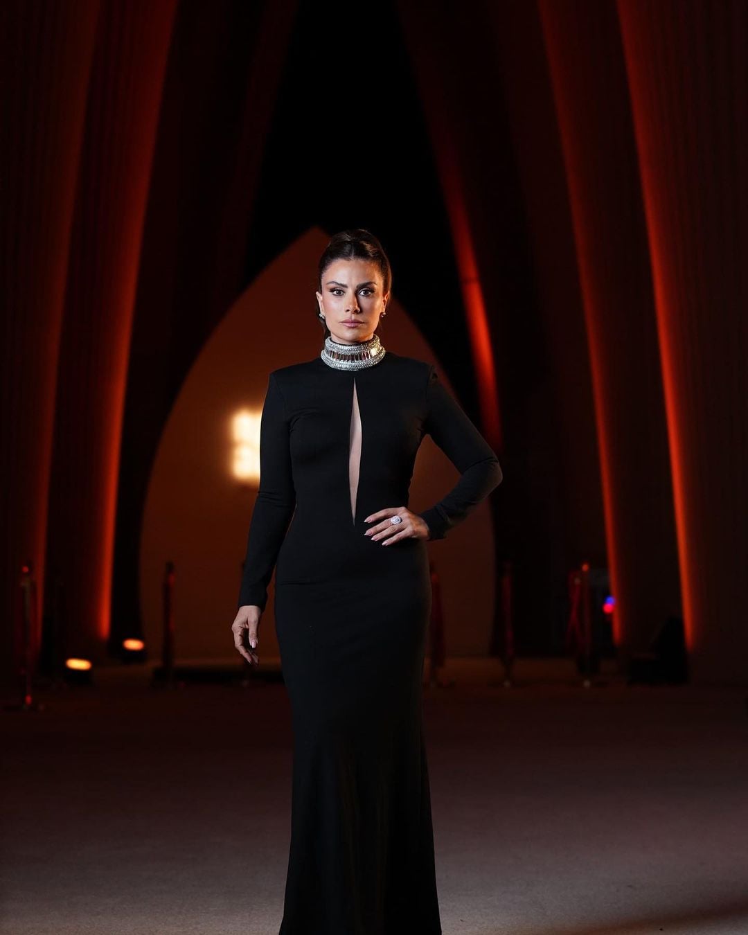 Saba Mubark Best looks Egyptian Film Festival