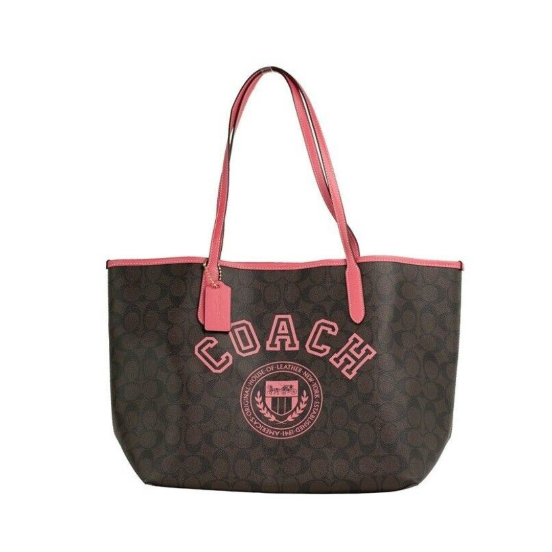 Coach Women's City Tote Bag In Signature Canvas, Graphite/Black One Size:  Buy Online at Best Price in UAE - Amazon.ae