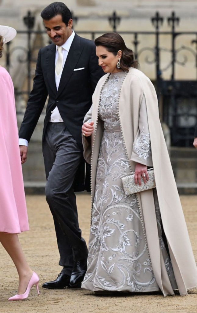 Sheikha Jawaher and Sheikh Tamim Coronation King Charles
