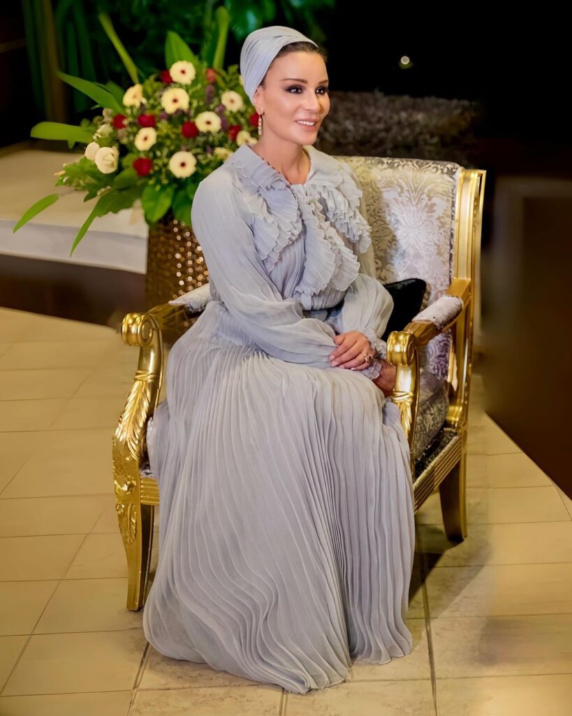 Sheikha Moza Schiaparelli fall