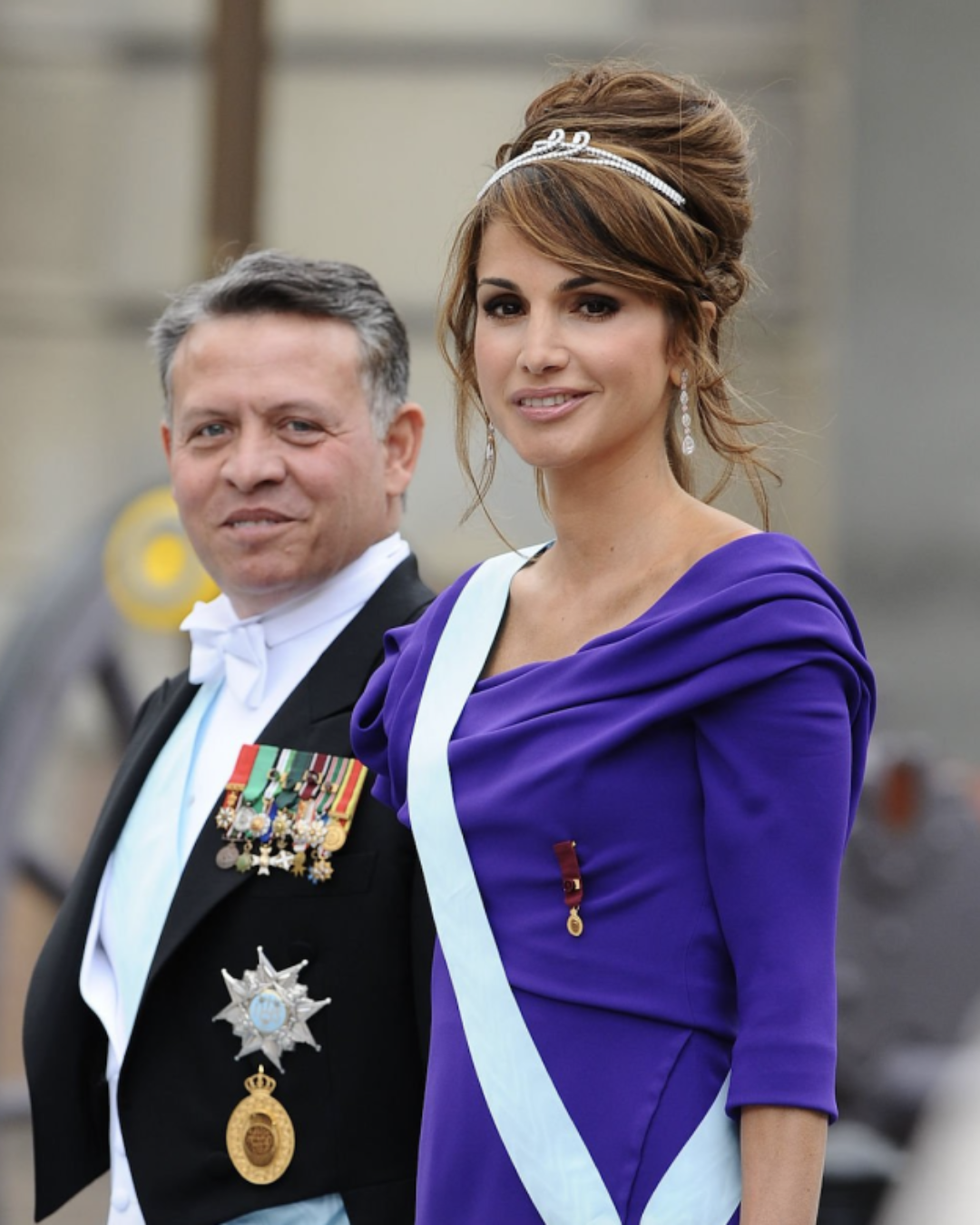 Queen Rania the boucheron bracelet tiara