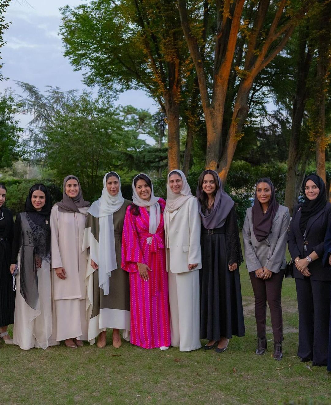Saudi Royals with Olympics Team