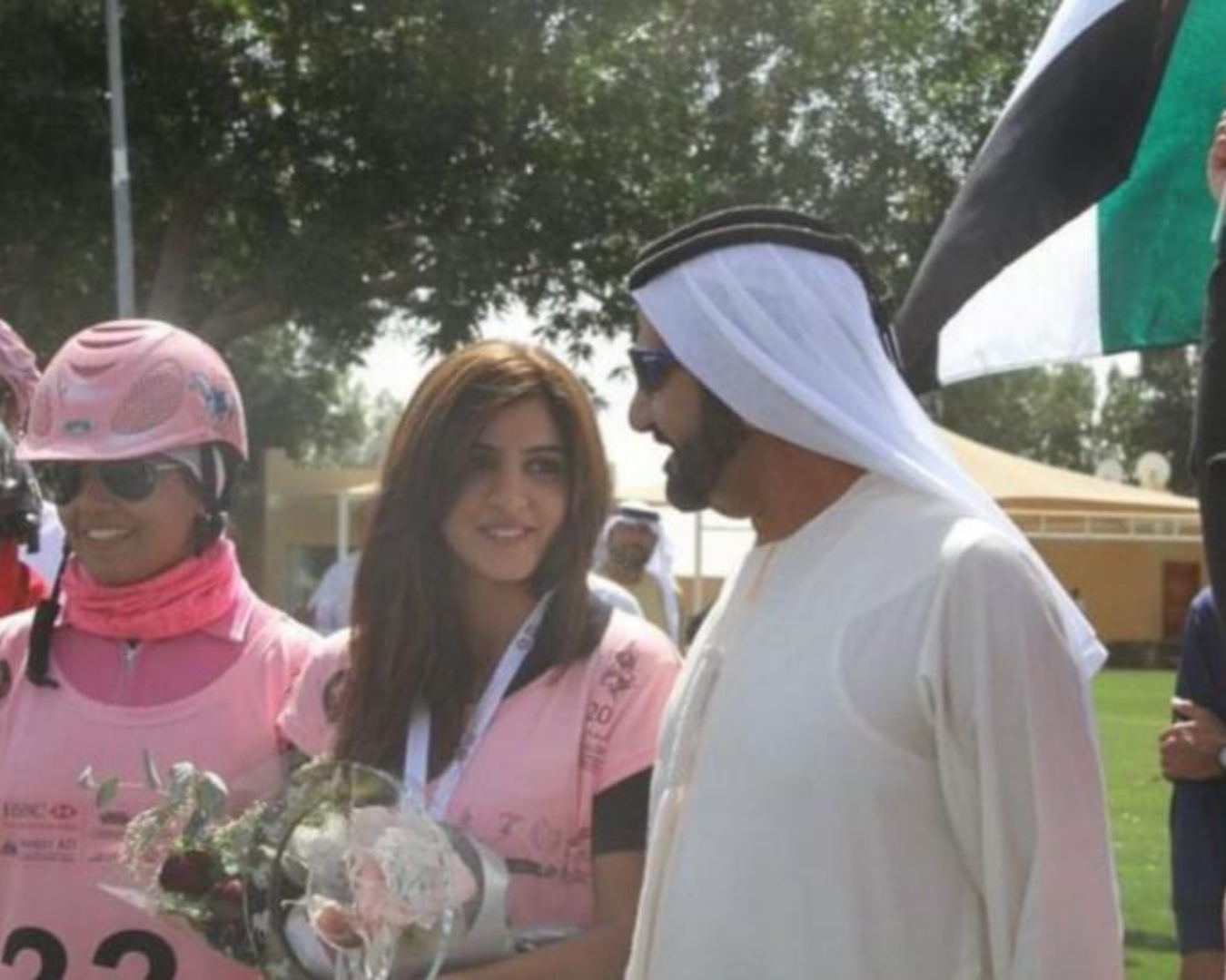 Sheikh Mohammed with Sheikha Mahra