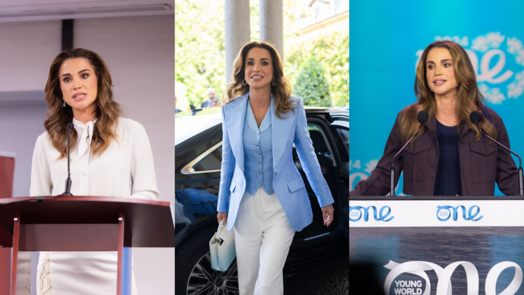 Here's What Queen Rania Wore To Her Trips Around The West