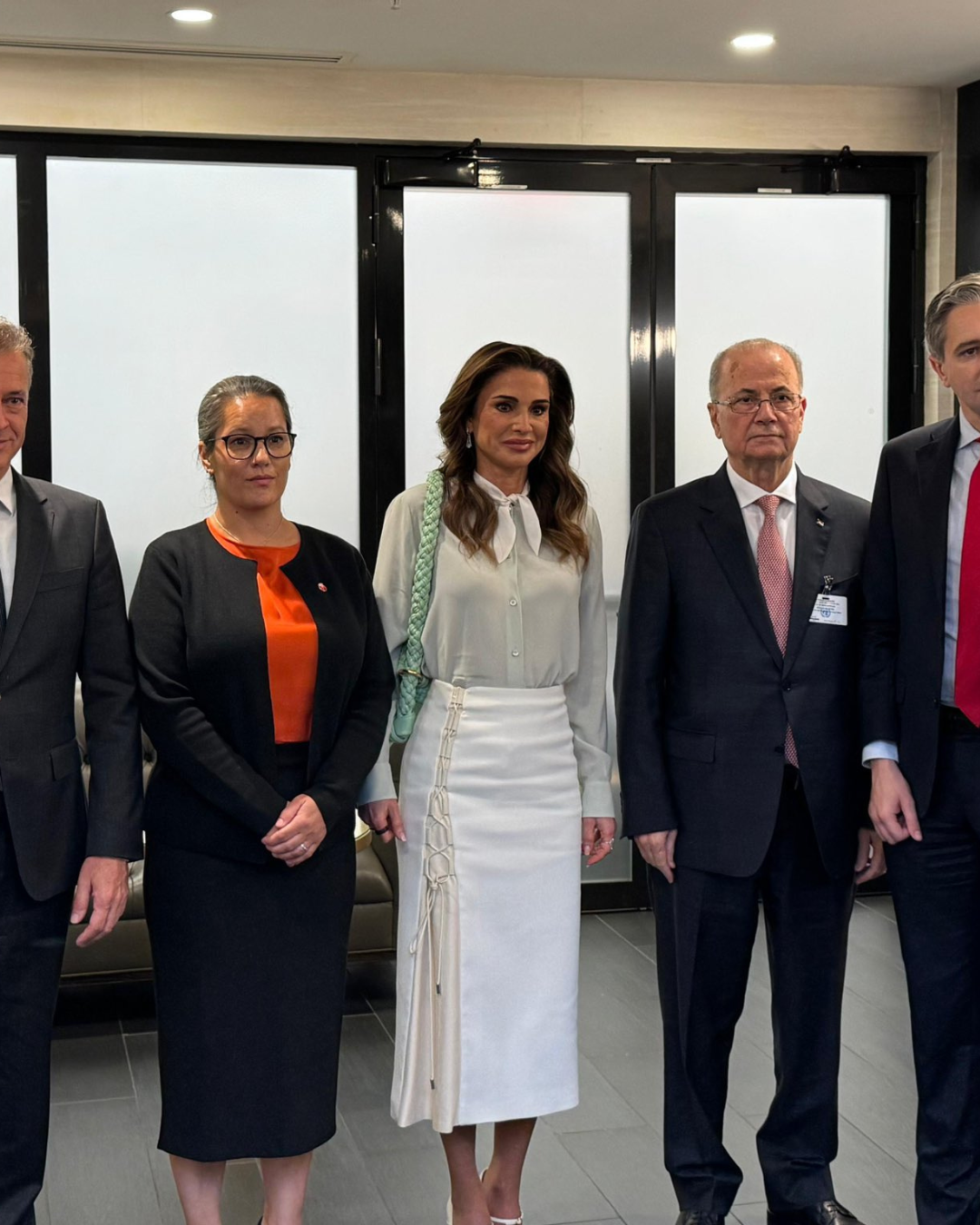 Queen Rania Save The Children Prada Bottega Veneta
