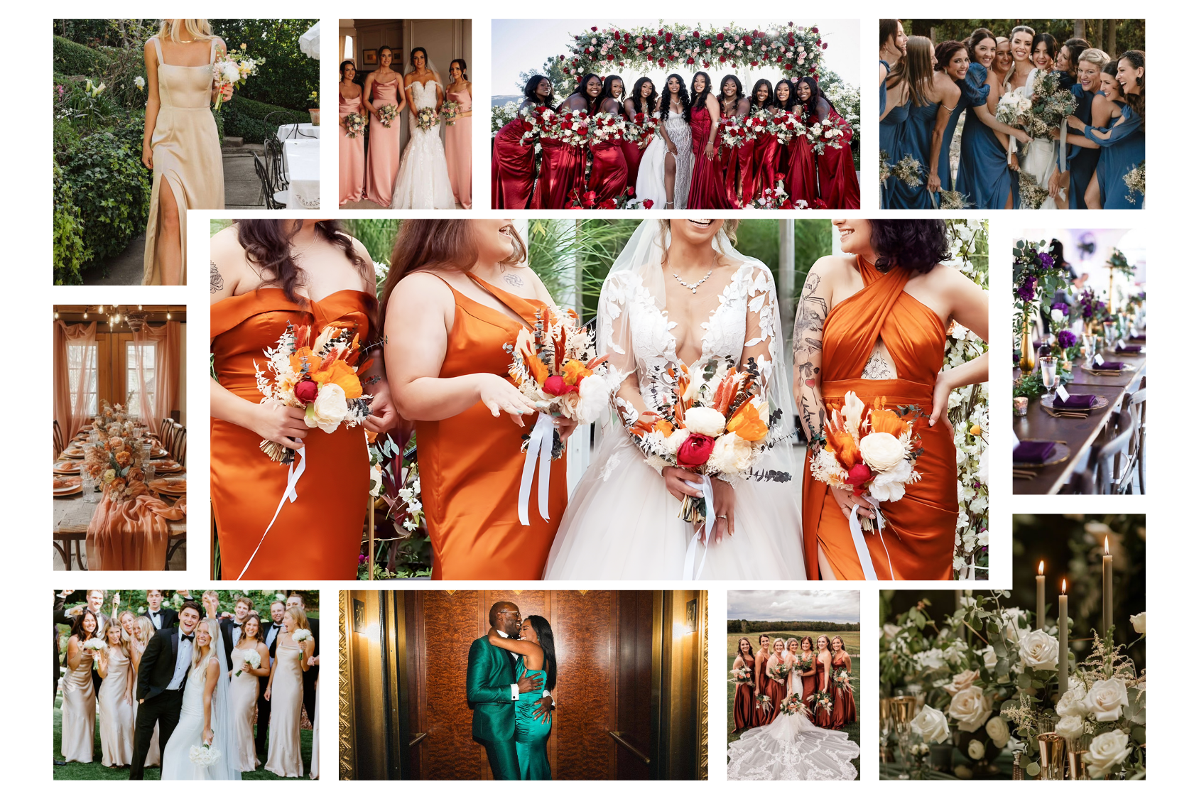 10 Best Colour Schemes For October Weddings - Grazia Middle East