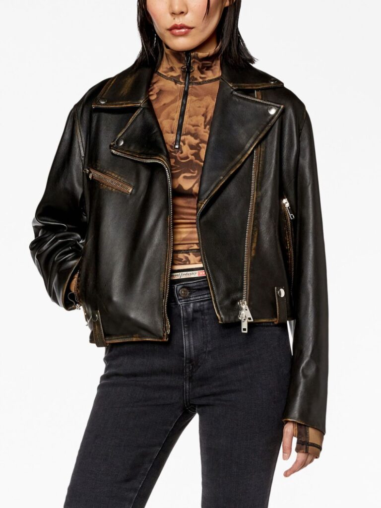Diesel L-Edme Leather Jacket