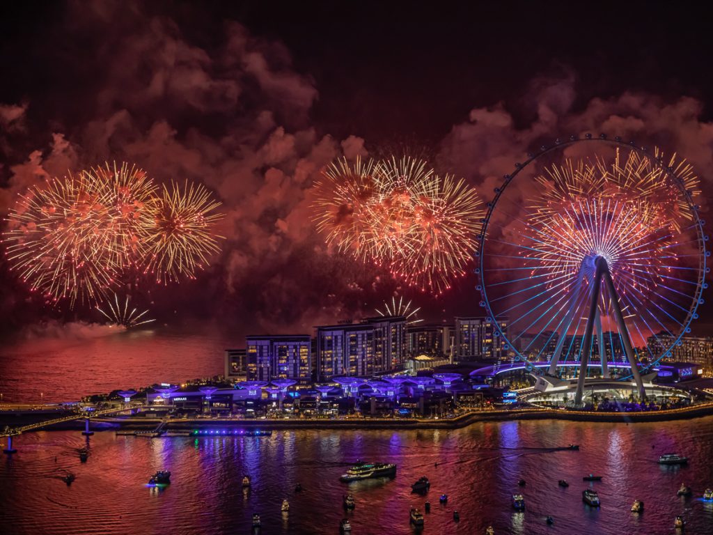 jbr beach fireworks