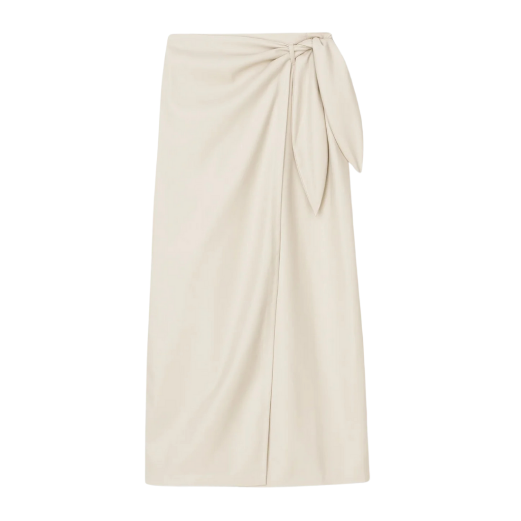 NANUSHKA AMAS OKOBOR™ ALT-LEATHER SARONG SKIRT DHS1,776