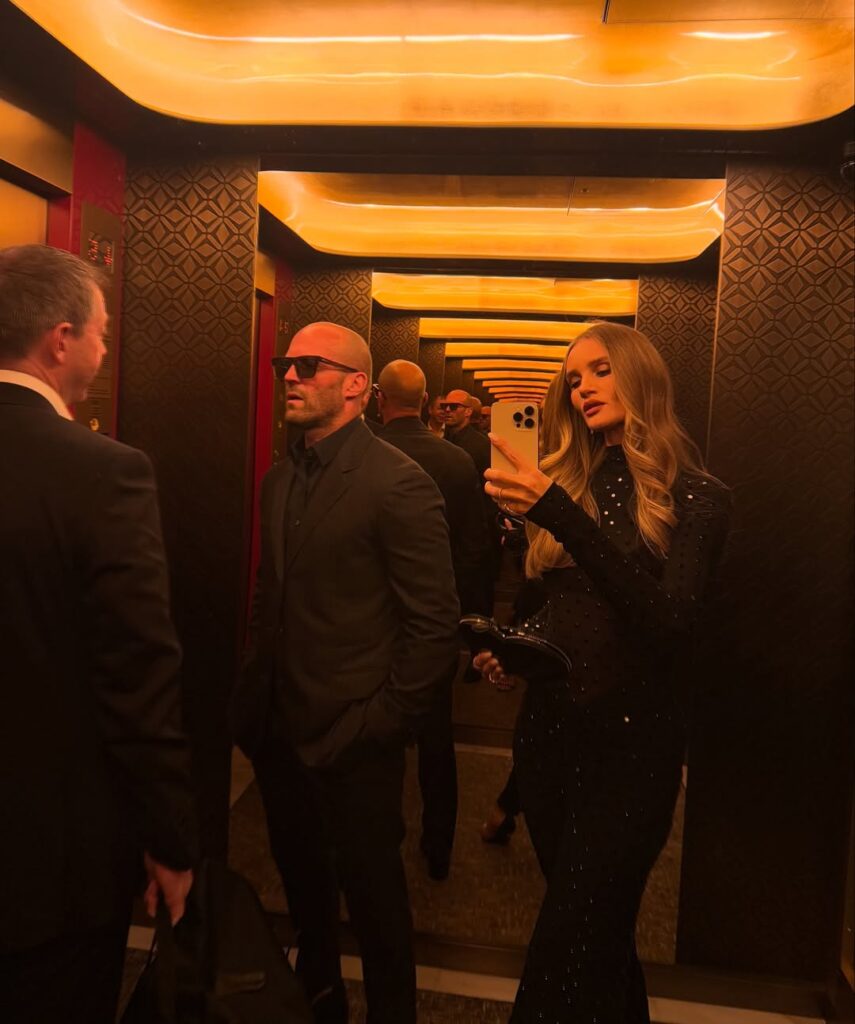 Rosie Huntington-Whitely and Jason Statham