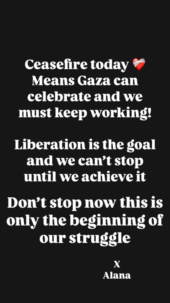 Palestine Ceasefire
