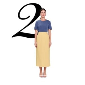 Bouguessa Yellow Alison Skirt