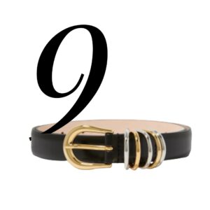 Dehanche Hollyhock Mixed Metal Belt