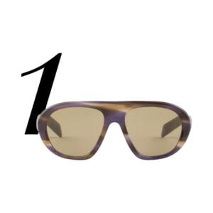 Prada Purple Acetate Aviator Sunglasses