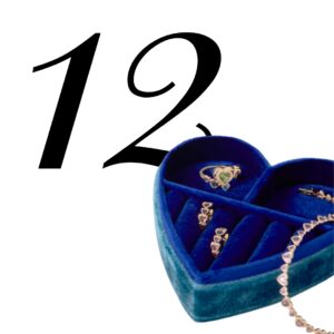 Roxanne First Heart Velvet Jewellery Box